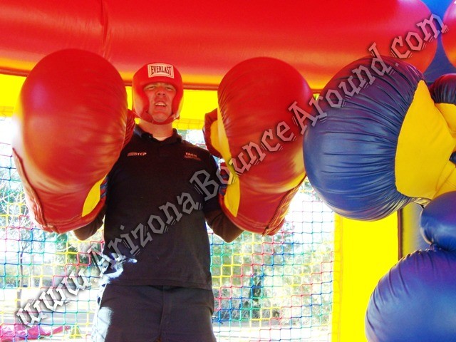 Big inflatable boxing gloves rentals Phoenix Arizona
